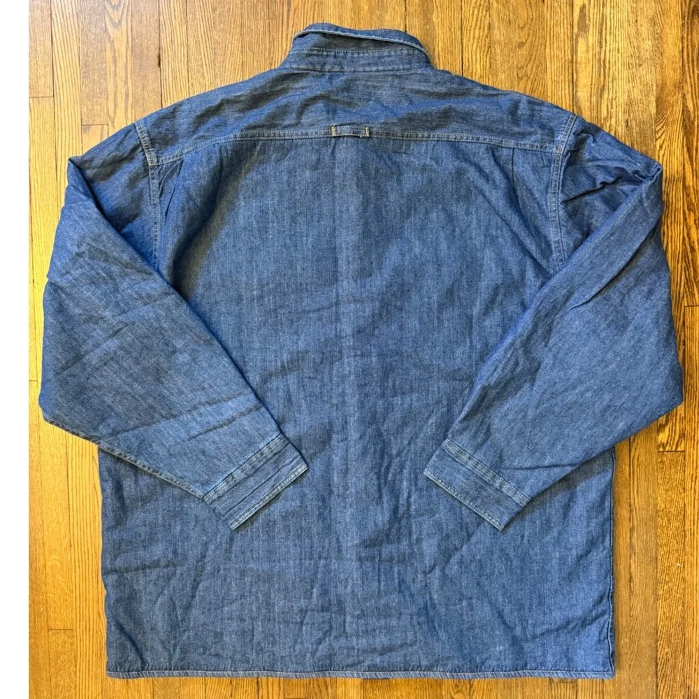 Levis Mens XXXL Sherpa Lined Denim Shirt Jacket Dark Wash Blue  XXXL Regular